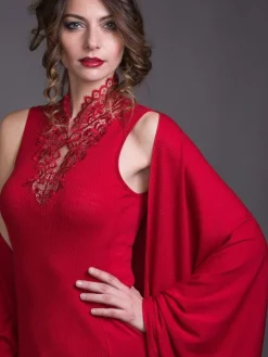 Merinowolle-Seide STOLA Schultertuch von Artimaglia