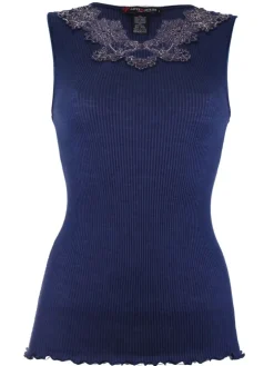 Merinowolle-Seide TOP gerippt von Artimaglia