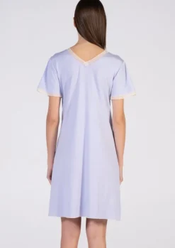 Modal Kurzarm Nachtshirt LAVANDA flieder kurz von Verdiani