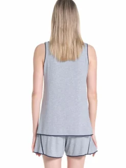 Modal Kurz-Schlafanzug WKND No. 20 grau von Verdiani