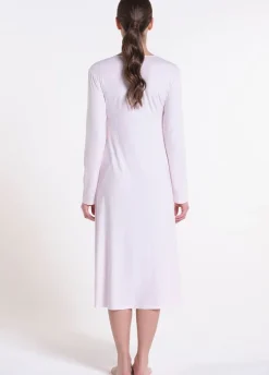 Modal Langarm Nachtkleid ANGEL No. 3 zart-rosé von Verdiani