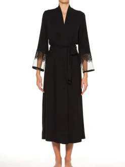 Modal Morgenmantel RITA schwarz von Ritratti