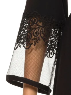 Modal Morgenmantel RITA schwarz von Ritratti