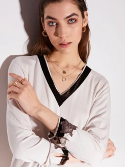 Modal Nachthemd CORDA zartbeige Langarm von Chiara Fiorini