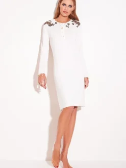 Modal Nachthemd CREMA wollweiß von Chiara Fiorini