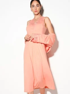 Modal Nachtkleid FELICIA in lachsrosa von Chiara Fiorini