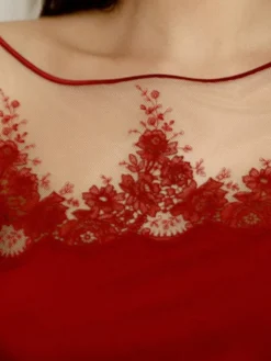 Modal Nachtkleid JULIA mit Tüll von Ritratti