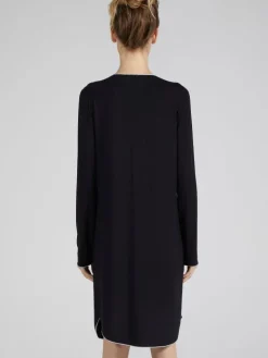 Modal Nachtkleid WKND No. 3 knielang schwarz-puder von Verdiani