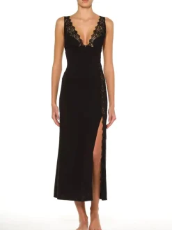 Modal Neglige RITA schwarz lang von Ritratti