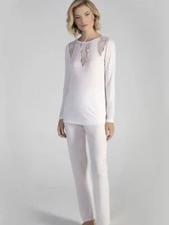 Modal Pyjama SNOW in weiss von Verdiani