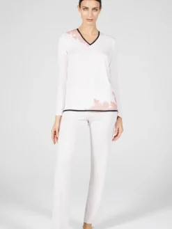 Modal Schlafanzug ANGEL puder-rosé von Verdiani