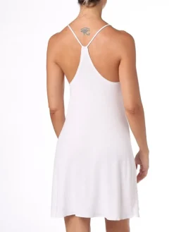 Nachthemd CAROLA weiß Modal-Baumwolle von Imec