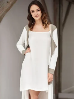 Nachthemd vegan SVENJA uni aus Cupro von Gattina