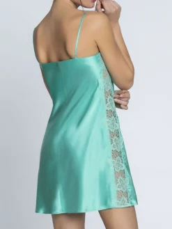 Negligé PRINCESSE IRIS AQUA mit Seide von Lise Charmel