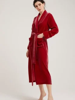 Nicki Morgenmantel lang DANIELA elegant von Vivis