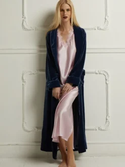 Nicki Morgenmantel lang DANIELA elegant von Vivis