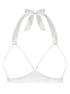 Offener Triangel-BH GEISHA SG mit Schmuck-Kristallen von Cadolle