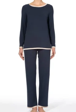 Pyjama GIADA dunkelblau aus Modal von Imec