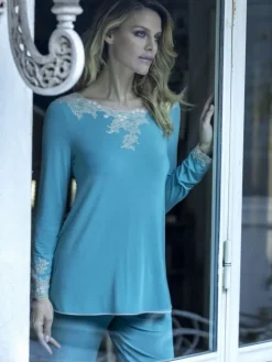 Pyjama SOPHIE jade-grün Modal von Imec