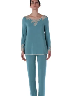 Pyjama SOPHIE jade-grün Modal von Imec