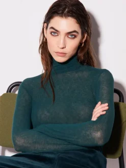 Rollkragenshirt VISCOSEMIX  von Chiara Fiorini mit Kaschmir