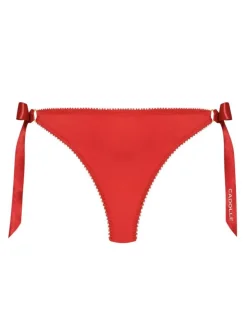 Satin Culotte GEISHA uni mit Schleifen von Cadolle