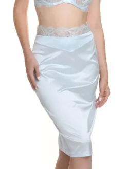 Satin Lingerie Rock VALSE mit Spitze von Prelude Milano
