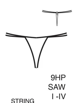 Satin- String SAW von R Crescentini nur noch in violett