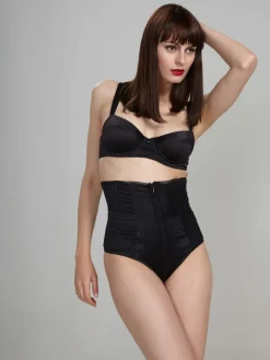 Satin Taillen-Slip GILIAN DOLLY schwarz von Cadolle