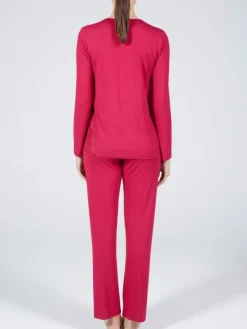 Schlafanzug LAMPONE No. 2 himbeer-rot von Verdiani