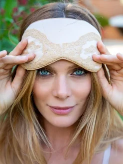 Schlafmaske MARJOLIE No. 7 mit Spitze Marjolaine