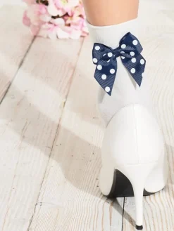 Söckchen CYCLAMEN mit Baumwolle von Trasparenze