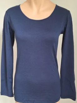 Seide & Bio-Baumwolle kbA LANGARM SHIRT Basic von Kokon Zwo