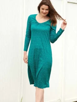 Seide & Bio-Baumwolle LANGARM NACHTHEMD von Kokon Zwo