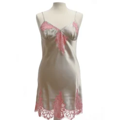 Seide Baby-Doll FLORA LACE von Luna di Seta