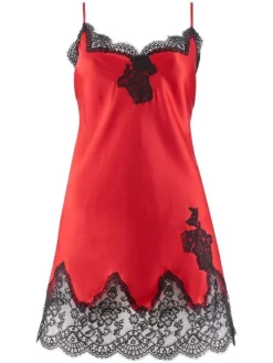 Seide Baby-Doll SOIE D´AMOUR mit Spitze Aubade