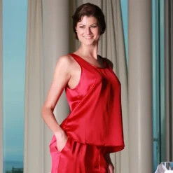 Seide Camisole Top SEDUZIONE DI SETA Satin von Gattina