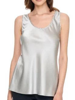 Seide Camisole Top SEDUZIONE DI SETA uni von Gattina