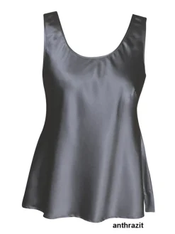 Seide Camisole Top SEDUZIONE DI SETA einfarbig Gattina