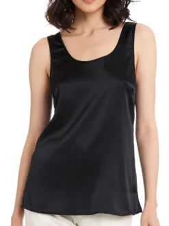 Seide Camisole Top SEDUZIONE DI SETA einfarbig Gattina