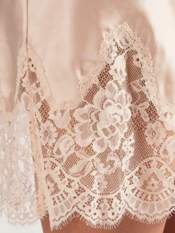 Seide Kimono TOI MON AMOUR mit Spitze von Aubade