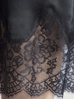 Seide Kimono TOI MON AMOUR mit Spitze von Aubade