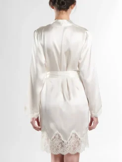 Seide Kimono TOI MON AMOUR mit Spitze von Aubade