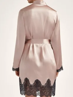 Seide Kimono TOI MON AMOUR mit Spitze von Aubade