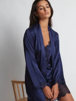 Seide Kimono TOI MON AMOUR mit Spitze von Aubade