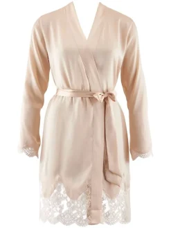 Seide Kimono TOI MON AMOUR mit Spitze von Aubade