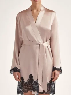 Seide Kimono TOI MON AMOUR Uni Farben von Aubade