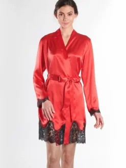 Seide Kimono TOI MON AMOUR Uni Farben von Aubade