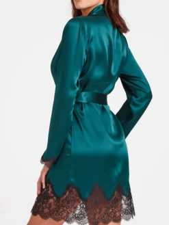 Seide Kimono TOI MON AMOUR Uni Farben von Aubade