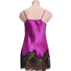 Seide Mini Combinette CHANTAGE edle Spitze von Marjolaine